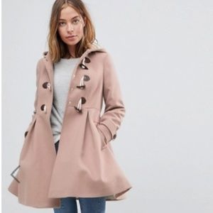 ASOS Pink Toggle Coat